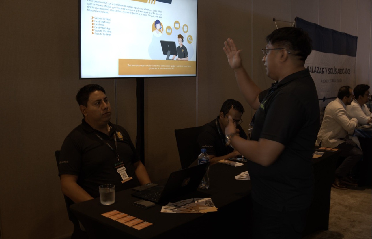 Zona de expositores WispHubCon